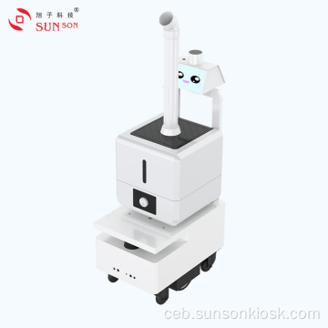 Restaurant sa Canteen Antimicrobial Mist Spray Robot